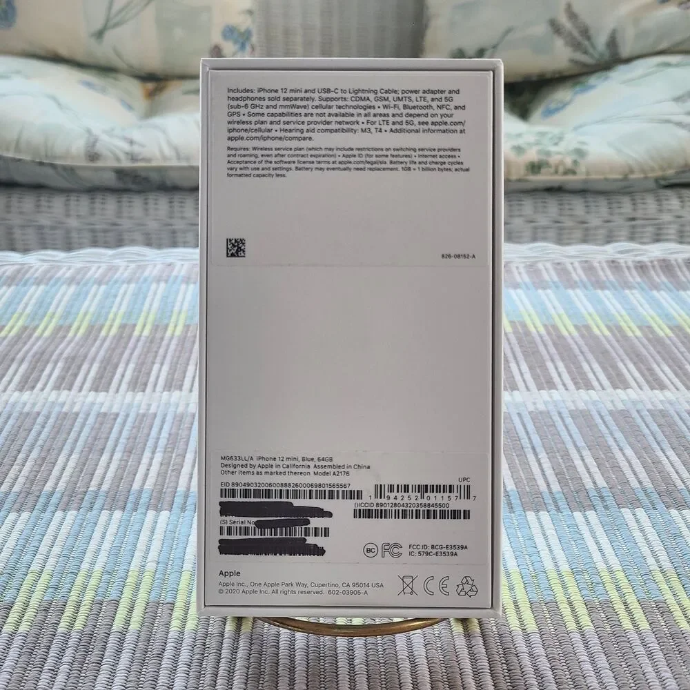 Authentic Replacement BOX ONLY For Apple iPhone 12 Mini - Blue - 64GB - BOX ONLY